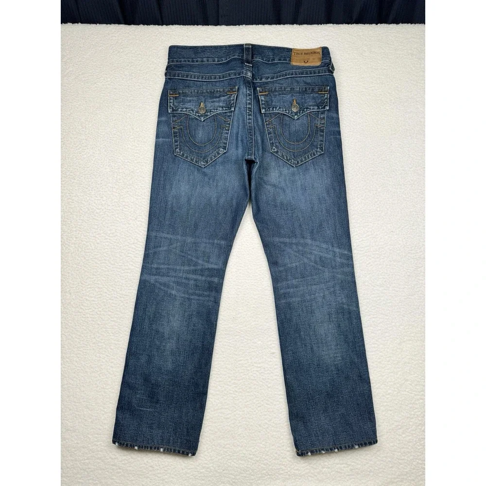 True Religion Ricky Relaxed Straight Pocket Flap Jeans - Men's 31 (Fits 33x29)